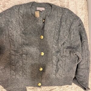 Brand new JCrew cashmere cardigan.